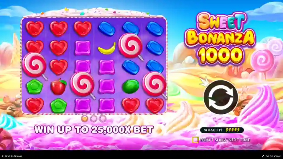 Sweet Bonanza 1000 prescreen